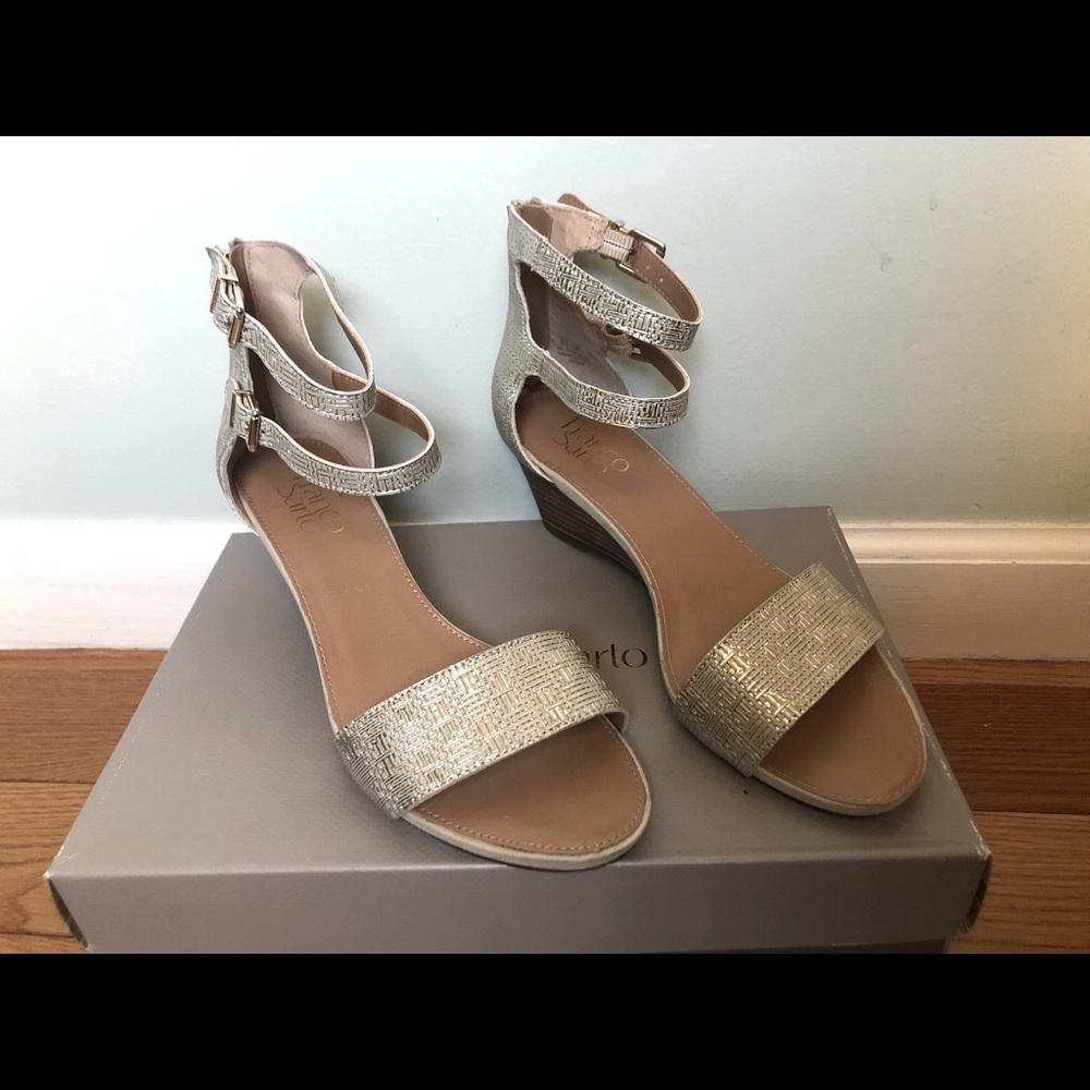 Franco Sarto Gold Sandal